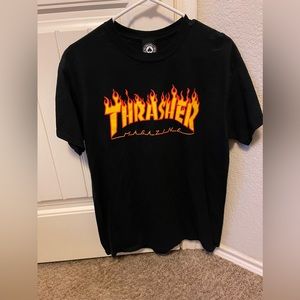New Never Worn. Size L Black Thrasher T Shirt